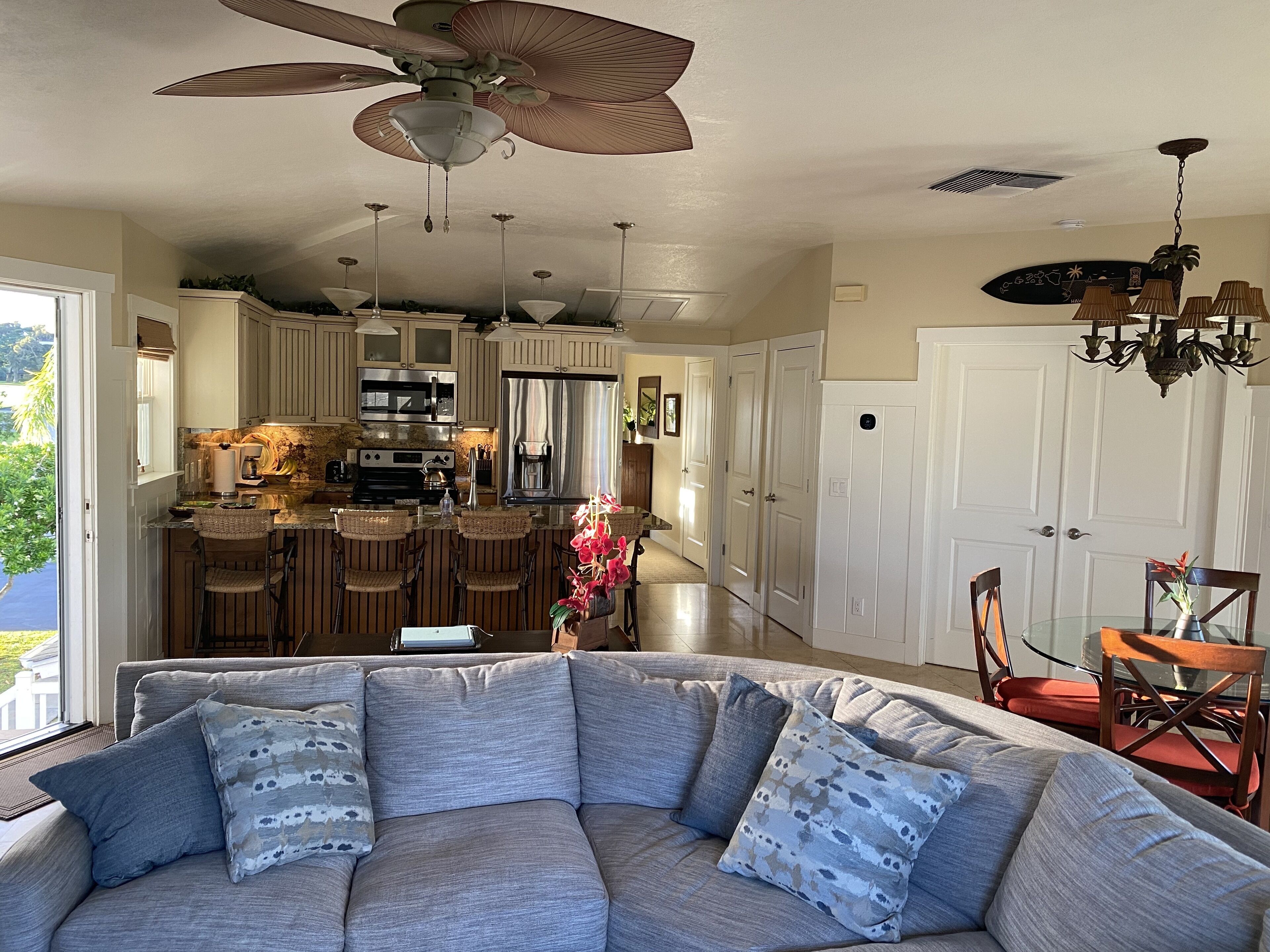 Relax on our extra large Lanai in Beautiful Kauai, 3 Bedroom Condo w/ View!
