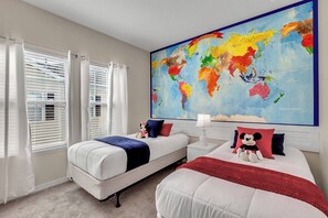 4 bedrooms, travel cot, WiFi, bed sheets