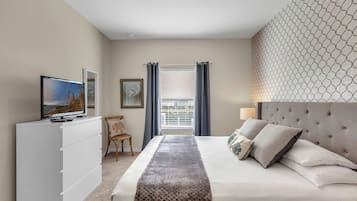 4 slaapkamers, een strijkplank/strijkijzer, wifi, beddengoed