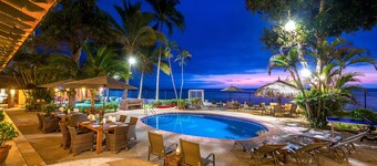 Hacienda classique de 7 à 14 càc sur la meilleure plage de baignade de Puerto Vallarta.