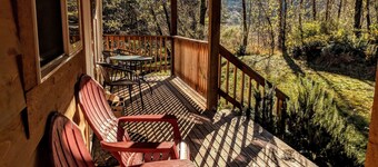 CozyCattail Cabin on our secluded coastal estuary woodland retreat