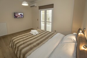 Apartment | 3 Schlafzimmer, laptopgeeigneter Arbeitsplatz, Bügeleisen/Bügelbrett