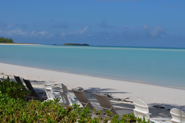 Relax at the ocean's edge or on your shaded porch facing the sea.