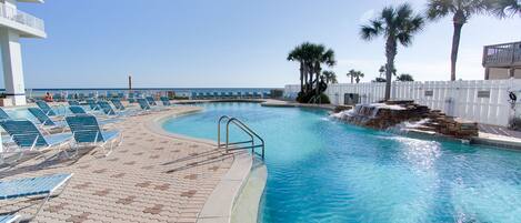 Indoor pool, outdoor pool