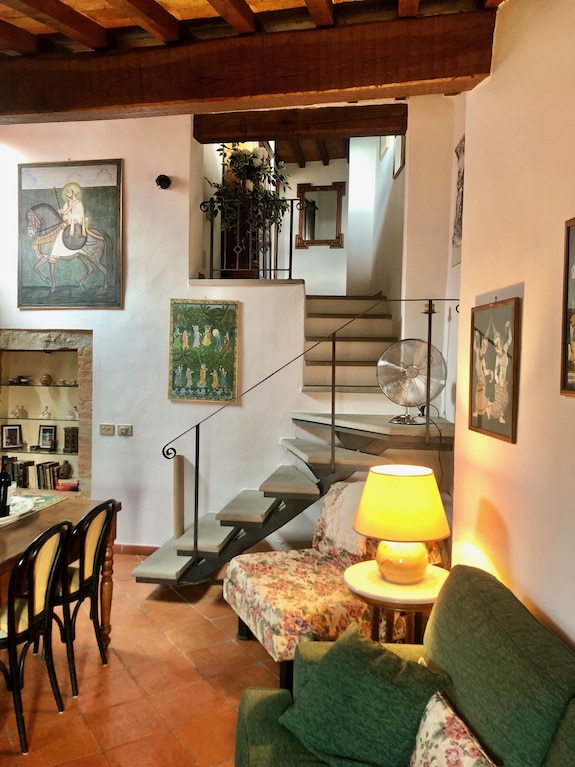 Casa 2 Camere Con Vista Incantevole Sulla Toscana In Antico Borgo Medioevale - Poggibonsi