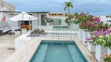 Indoor pool, a heated pool