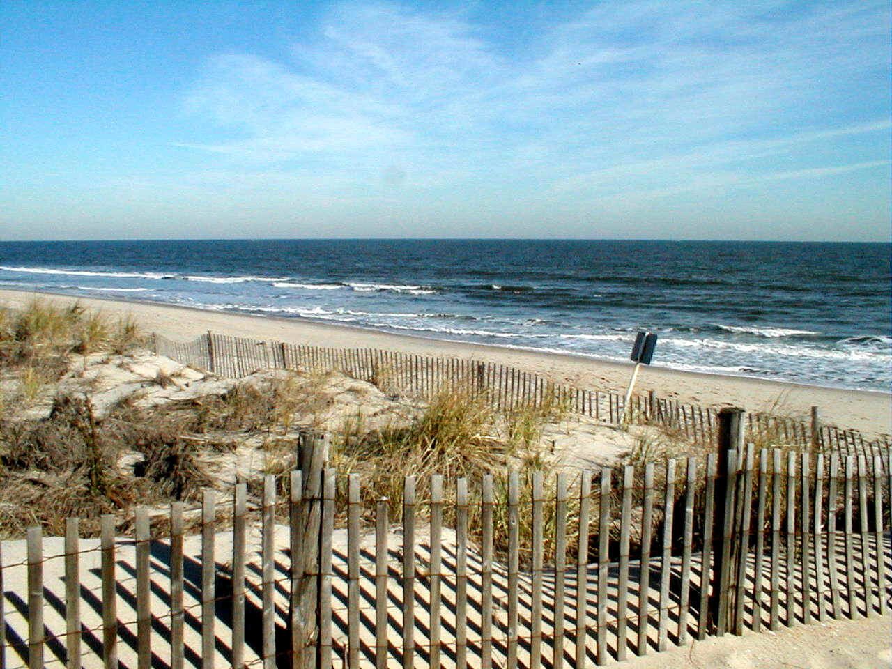 Beach on our street.  We are literally a 2 minute walk from the beach.