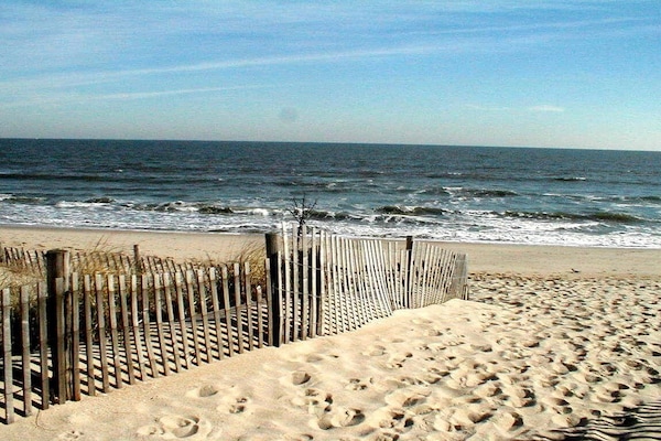 Beach on our street. We are literally a 2 minute walk from the beach.