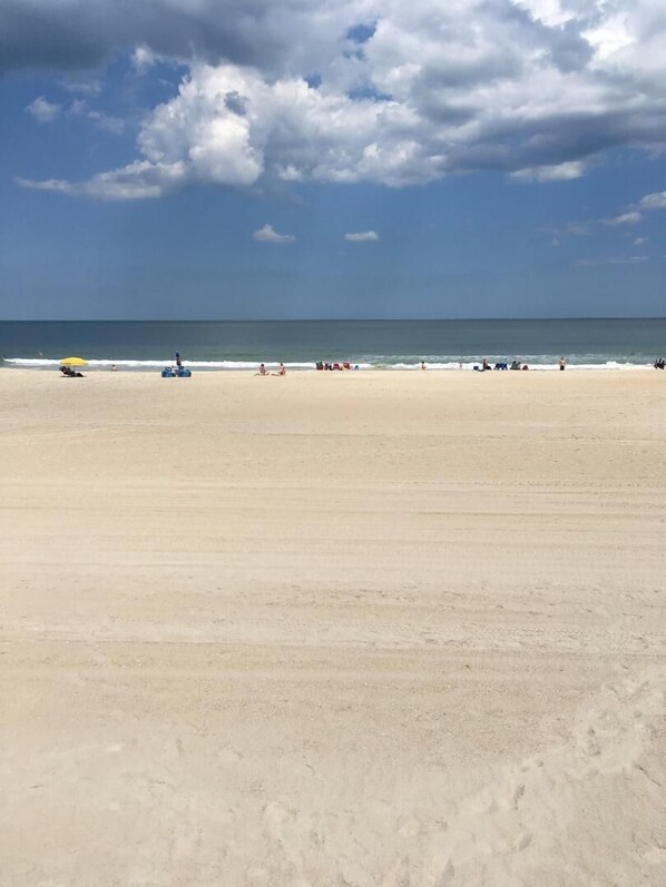 Na praia