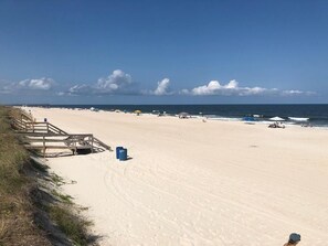 On the beach