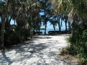 Sun-loungers, beach towels