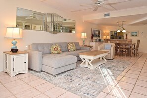 Een flatscreentelevisie