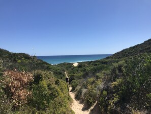 Beach nearby, beach towels