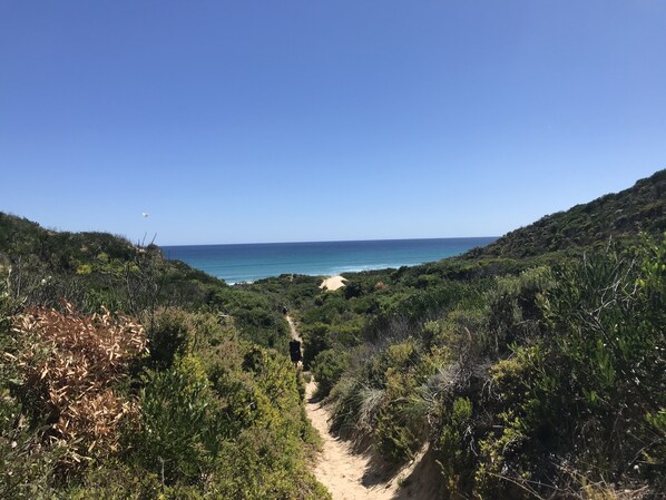Beach nearby, beach towels