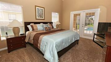 4 bedrooms, iron/ironing board, travel cot, WiFi