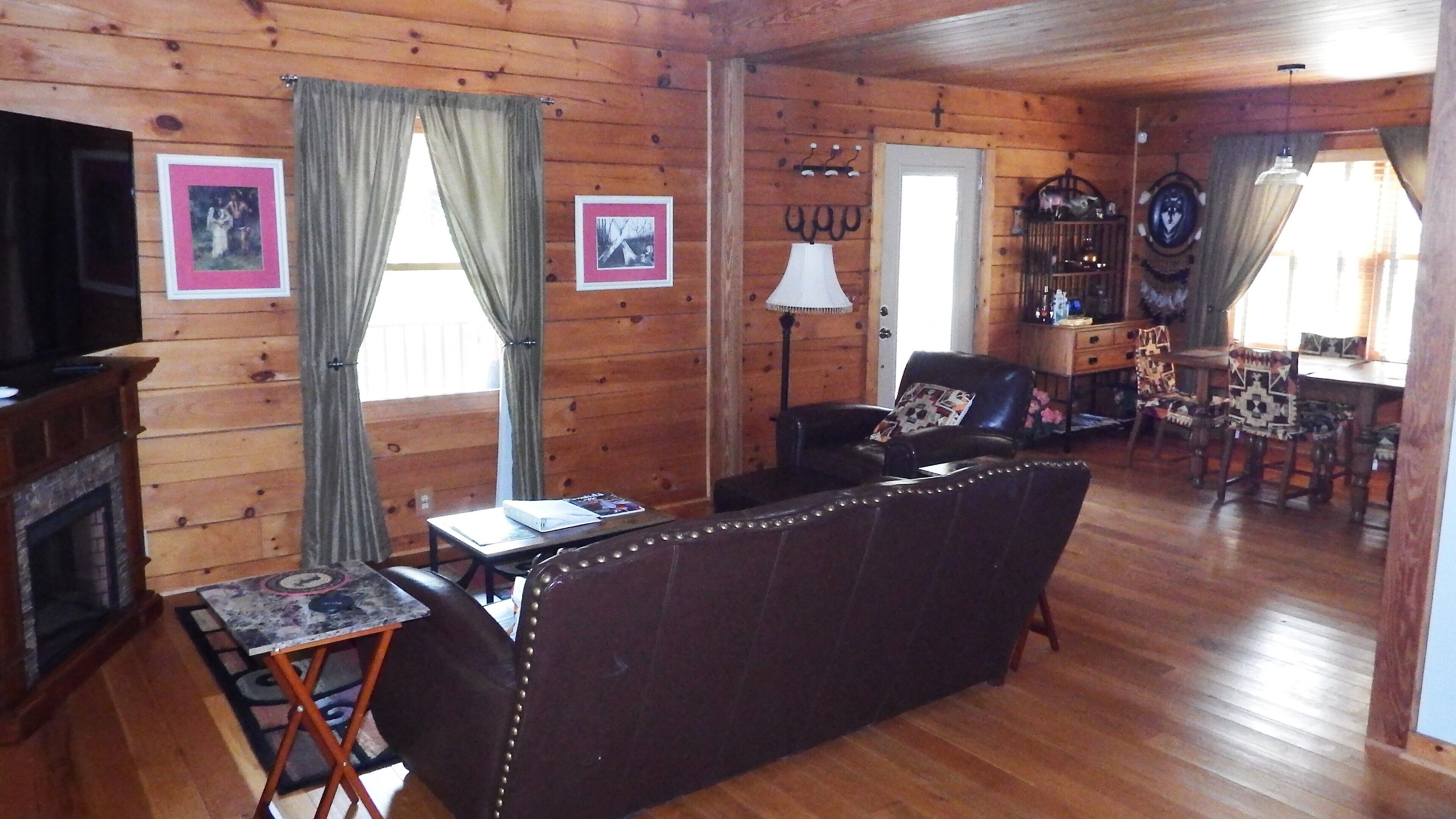 TV connectée, cheminée