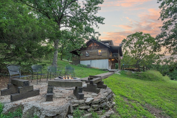 Fire pit to share family stories and lots of s'mores!!
