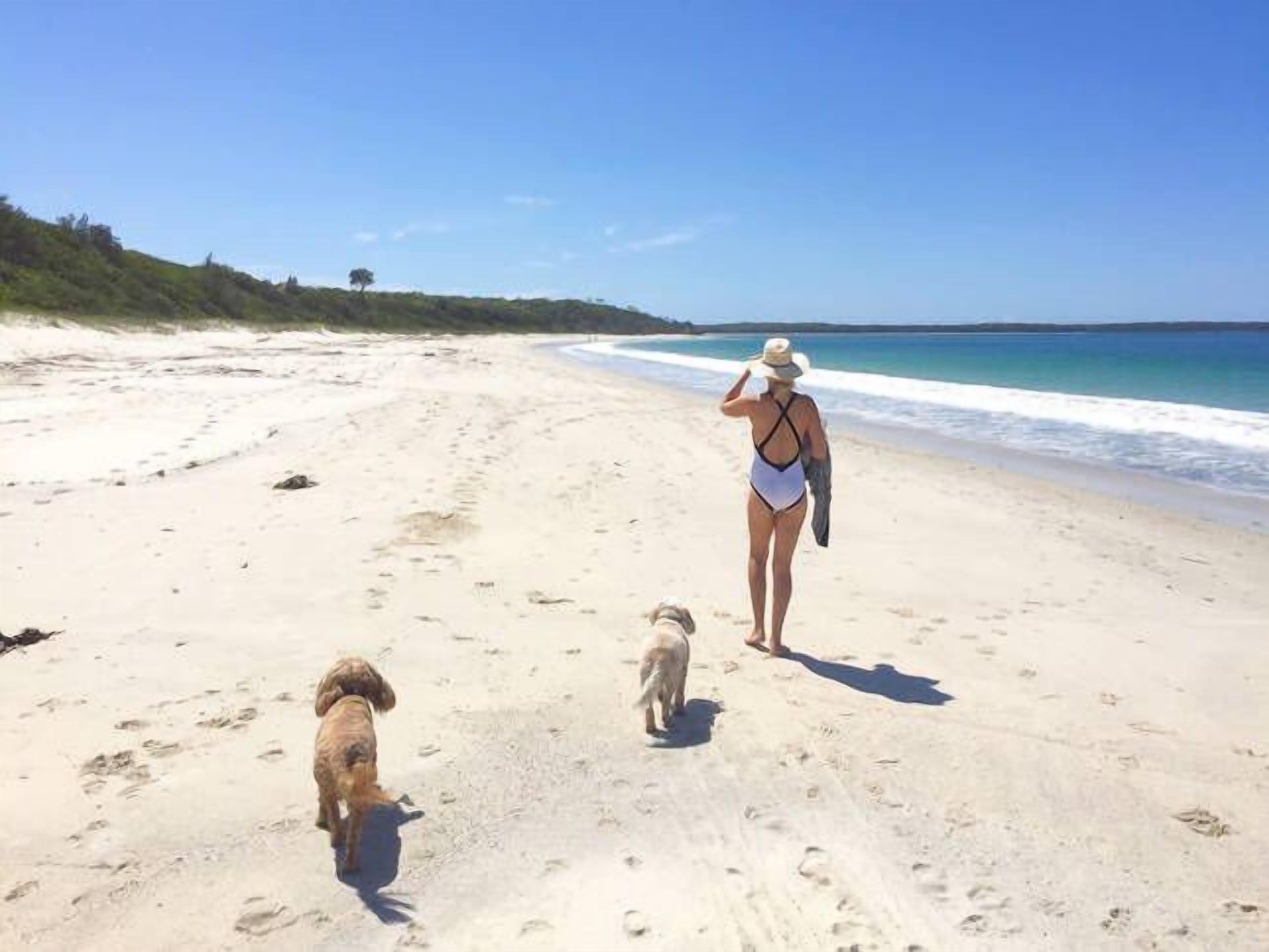 On the beach
