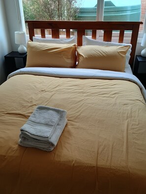 2 bedrooms, iron/ironing board, travel crib, free WiFi