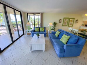 TV - Sanibel Harbour Resort Harbour Tower 211: Boasting amazing sunset views from the lanai (Fort Myers)