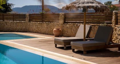 Our villa offers a magical view to the deep blue waters of Saronic Gulf.