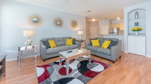 TV, fireplace, ping pong