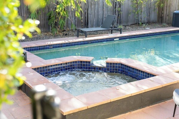 Una piscina climatizada