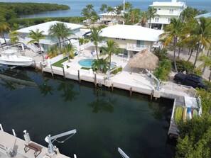 Exterior - Open Water views, 100' dock Private Pool Ice machine DIRECT ACCESS  open water  (Marathon)