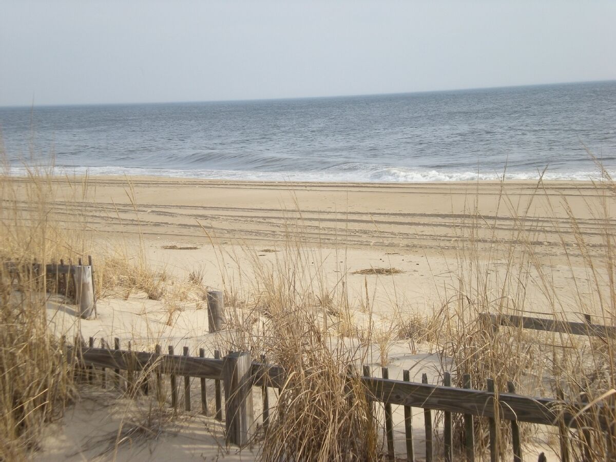 Beach nearby, sun loungers view of vacation home property