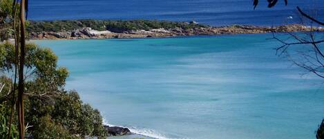 Am Strand, Liegestühle, Strandtücher