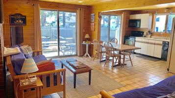 Smart TV, DVD player, books