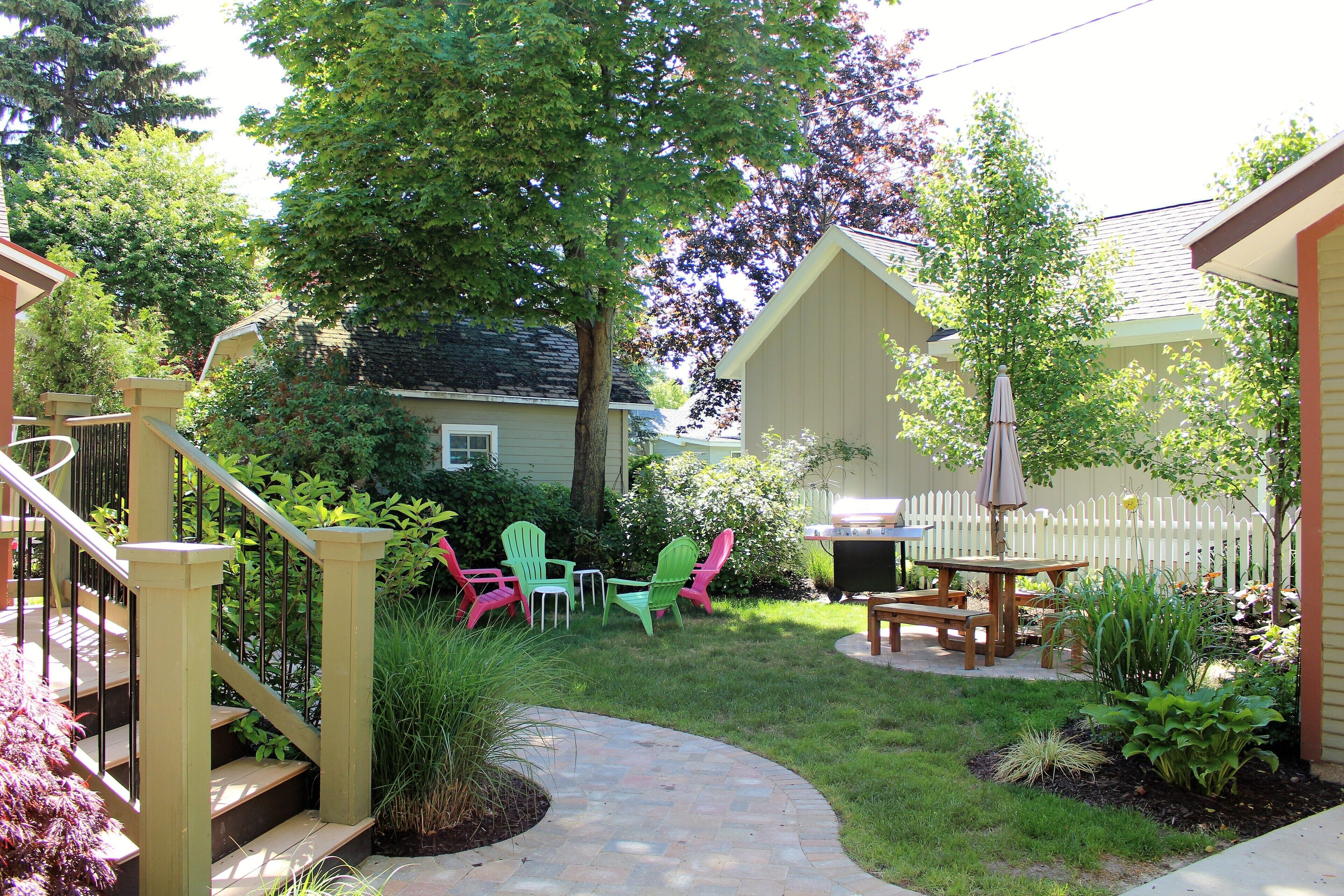 Beautiful backyard 