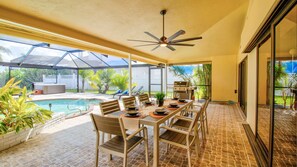 Outdoor dining