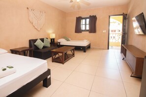 Exclusive Suite, 2 Queen Beds | Blackout drapes, soundproofing, free WiFi, bed sheets - We Playa Hotel – Adults Only (Playa del Carmen)