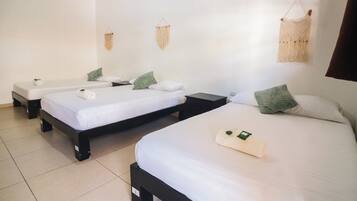 Exclusive Suite, Multiple Beds | Blackout drapes, soundproofing, free WiFi, bed sheets