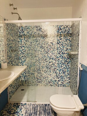 Ducha, bidé y papel higiénico