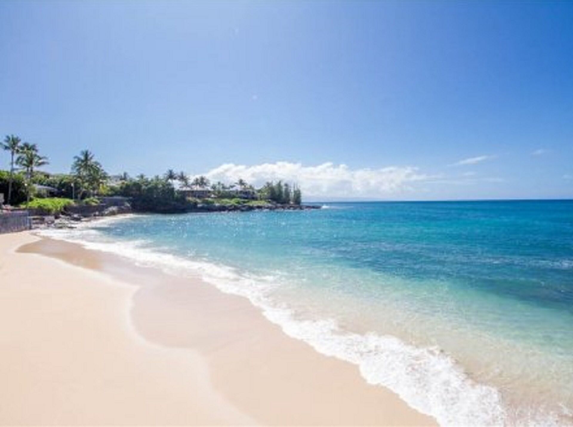 On the beach, sun loungers, beach towels