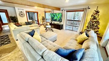 Smart TV, video games, DVD player, books