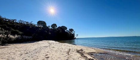 Private beach