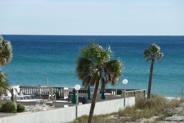 Our balcony view from the third floor.