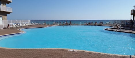 Indoor pool, outdoor pool