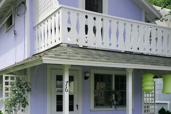 Front of house. Very convenient in-town location in family neighborhood