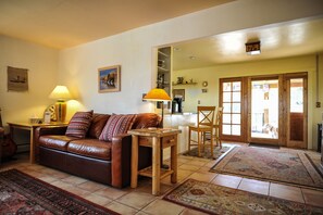 Smart TV, DVD player, books - Large Picture Windows for Viewing Mountains and wildlife (Silver City)