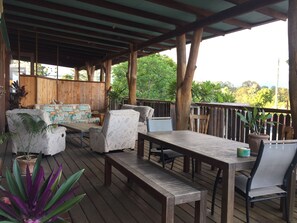 Back verandah looks to mountain views