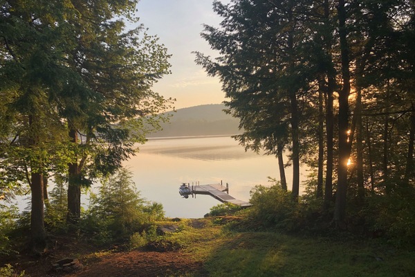 Private Dock with beautiful sunrise