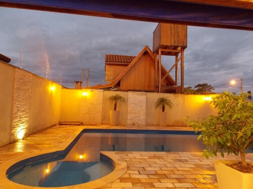 Rustic retreat in Brotas, SP + Private Pool + Air Conditioning