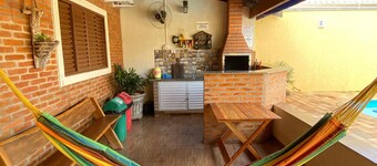 Rustic retreat in Brotas, SP + Private Pool + Air Conditioning