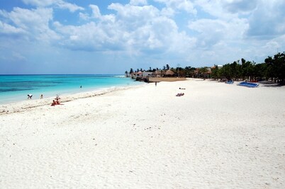 Spacious Oceanview Villa, steps to beach, 24hr gated community, Playacar Fase 1