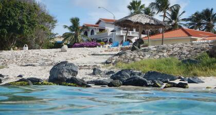 Beachwhitevilla garden apt C,BEST BEACH/ SNORKEL 60ft away ,king bed, SEPT. spec