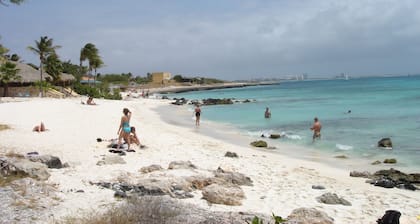 Beachwhitevilla garden apt C,BEST BEACH/ SNORKEL 60ft away ,king bed, SEPT. spec
